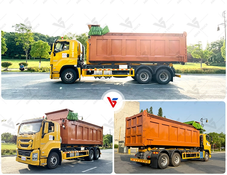 ISUZU GIGA 11T Hook Lift for Construction Fleets