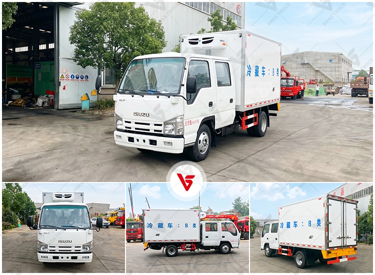 ISUZU 5 Seater Crew Reefer for Fresh Delivery