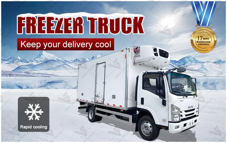 ISUZU 4.2m Freezer Lorry for Food Delivery