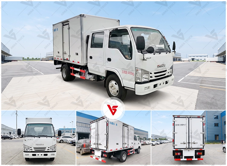 ISUZU Double Cab Reefer Truck for Catering Crews