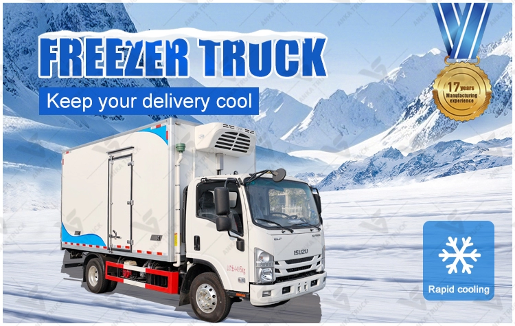 ISUZU 6 Ton Seafood Cooler Lorry for Fisheries