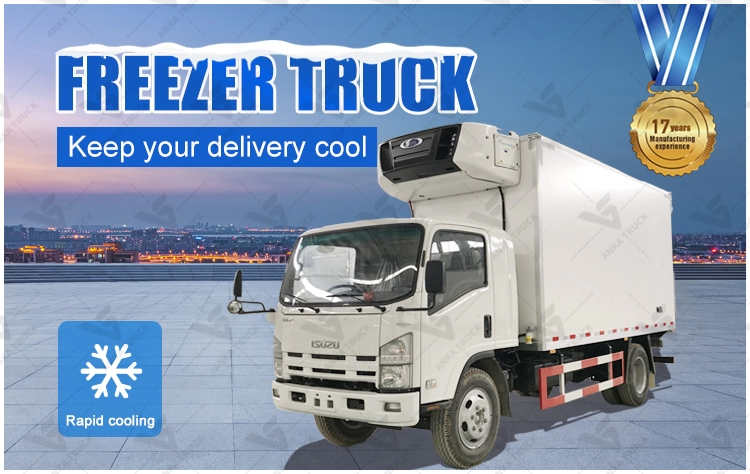 ISUZU 6 Ton Cooling Box Truck for Food Fleets