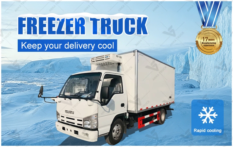 ISUZU 100P Reefer Van for Butcher Shop Delivery