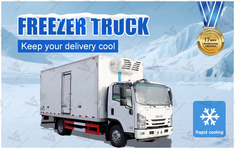 ISUZU 8 Ton Freezer Truck for Cold Storage Hubs