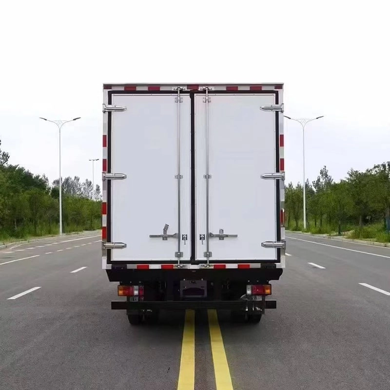 Isuzu 5 Ton Freezer Box Truck Back View