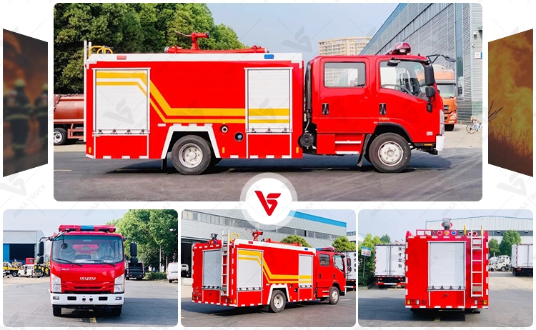 ISUZU KV700 6000L Foam Truck for Logistics Hubs