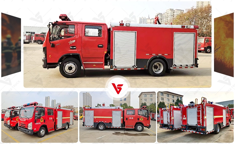 ISUZU 5000L Water Fire Truck for City Stations