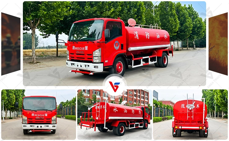 ISUZU 5000L Water Fire Truck for Scenic Parks