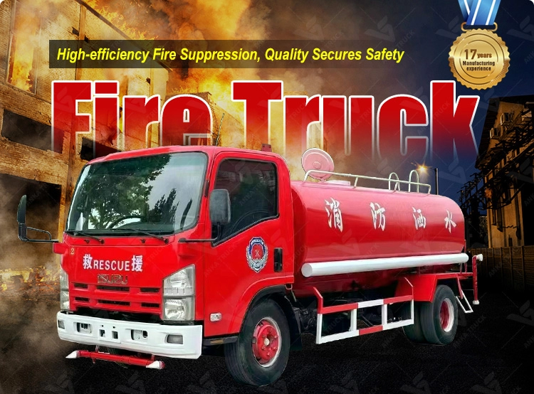 ISUZU 5000L Water Fire Truck for Scenic Parks