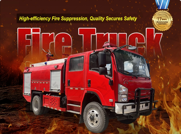 ISUZU 4x4 8000L Fire Truck for Forest Rescue
