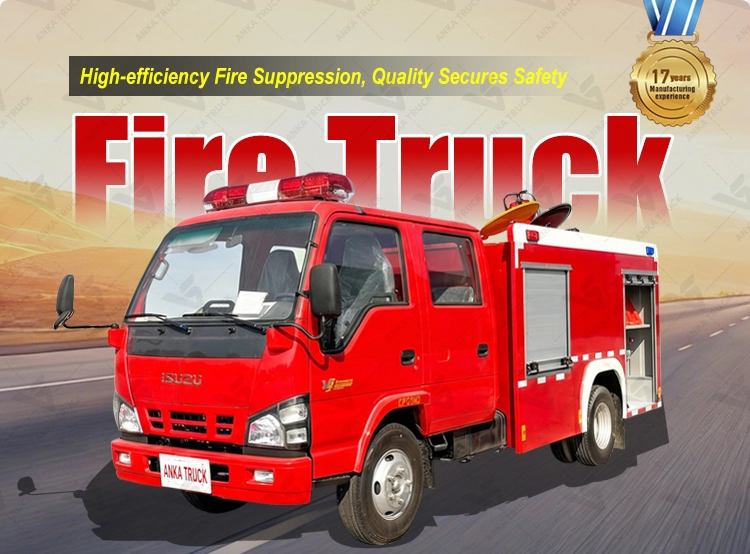 ISUZU 100P 3000L Fire Truck for Housing Estates