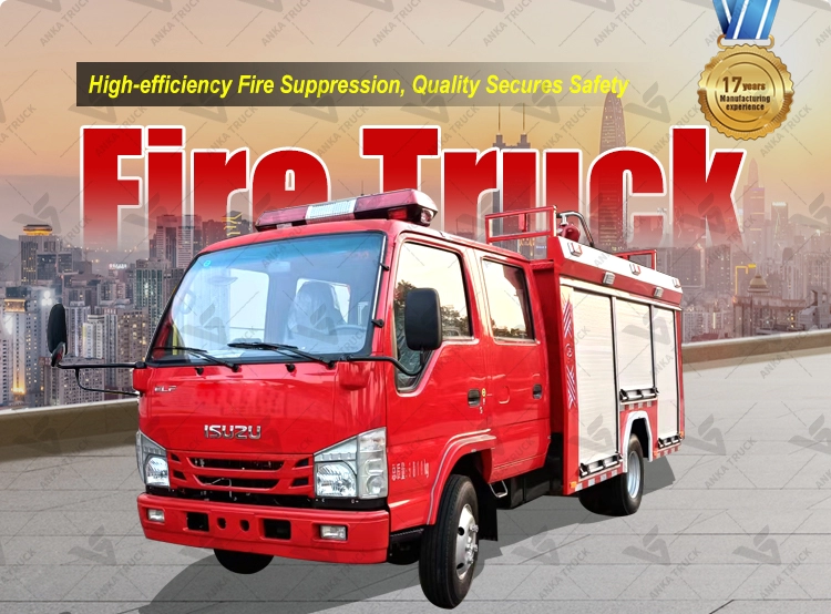 ISUZU 3000L Foam Fire Truck for Gas Stations
