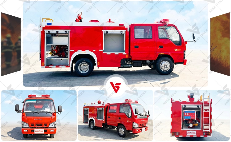 ISUZU 100P 3000L Fire Truck for Housing Estates