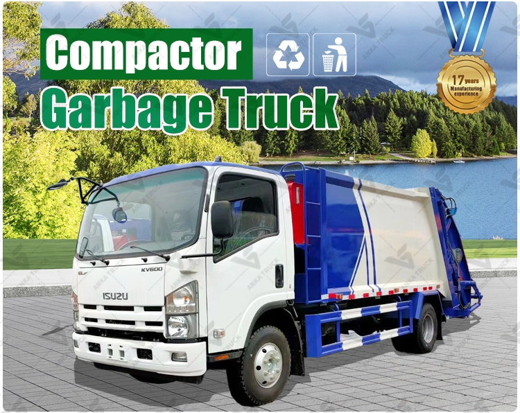 ISUZU KV600 8CBM Compactor for Campus Fleets