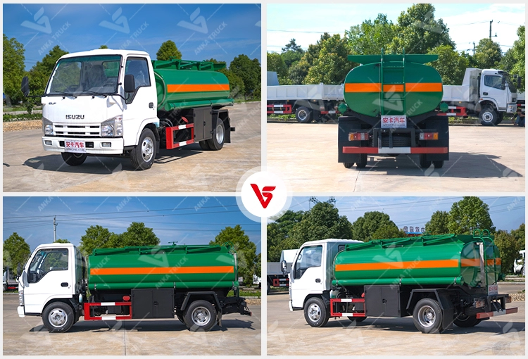 ISUZU 4 Ton 5000L Fuel Tanker Truck for Farms