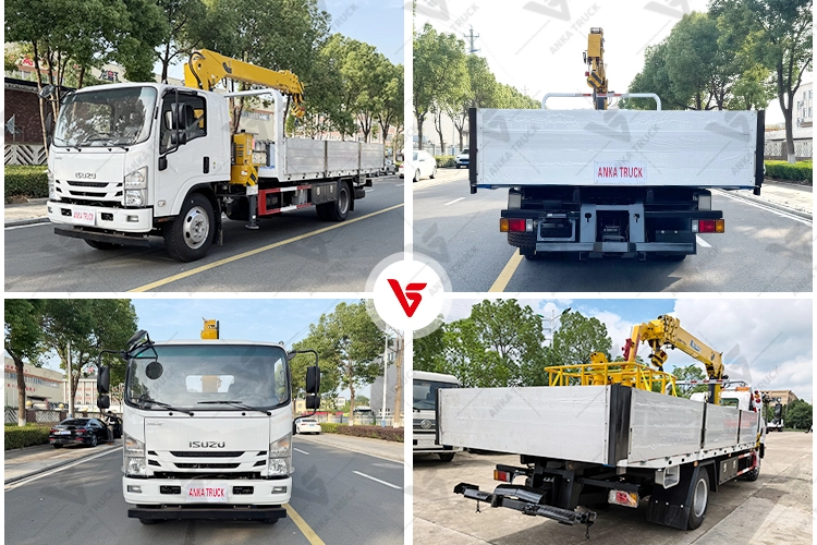 ISUZU 6 Ton Crane Boom Wrecker for Road Rescue