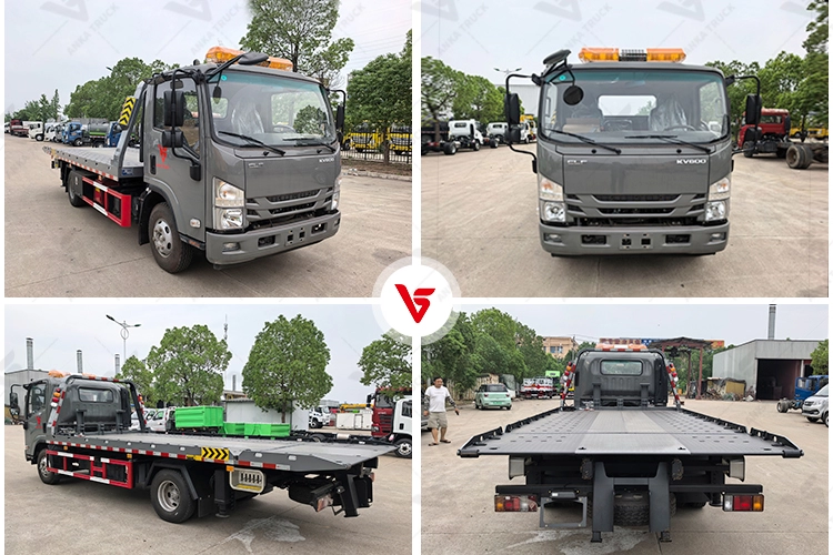 ISUZU 6 Ton Flatbed Wrecker for Highway Fleets