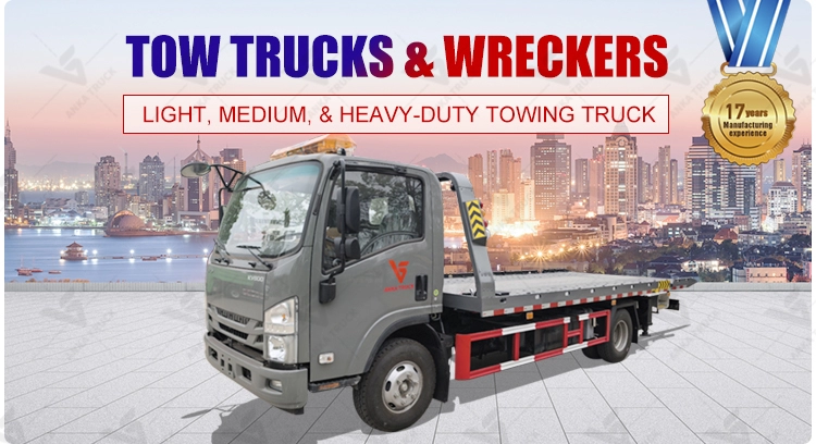 ISUZU 6 Ton Flatbed Wrecker for Highway Fleets
