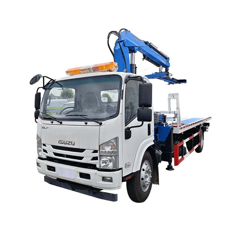 Isuzu Wrecker Towing Truck with Crane