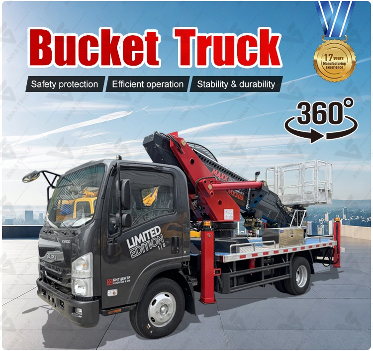 ISUZU 30m Bucket Truck for Power Grid Fleets