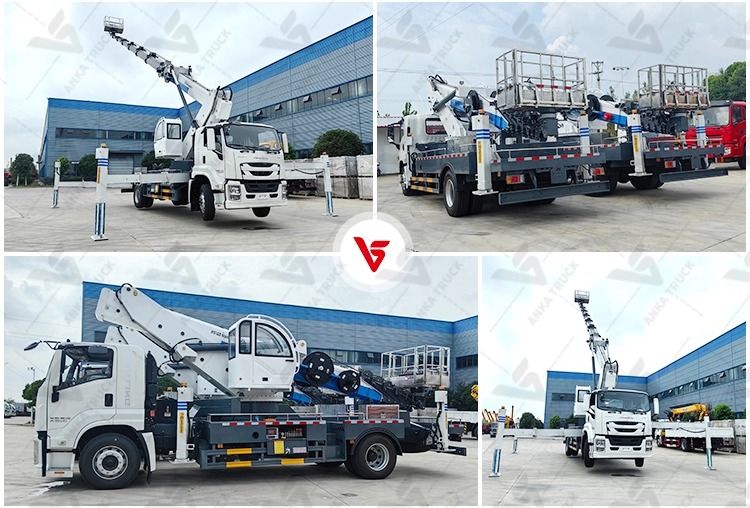 ISUZU FTR 45m Bucket Truck for Telecom Towers