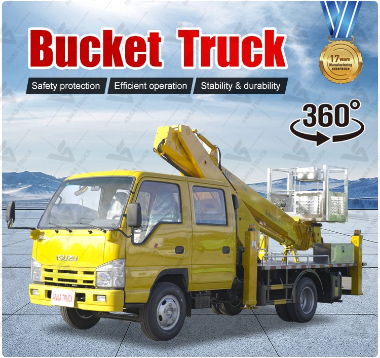ISUZU 14m Bucket Truck for Tree Trimming Fleets