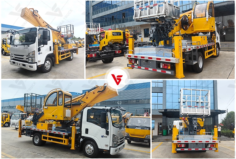 ISUZU 28m Bucket Truck for Billboard Installers