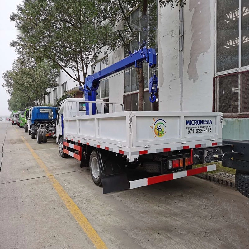 Isuzu 3Ton Boom Truck Mounted Crane