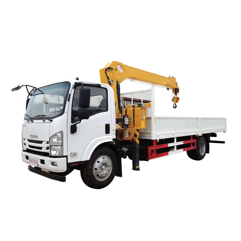 Isuzu 5 Ton Telescopic Boom Crane Truck