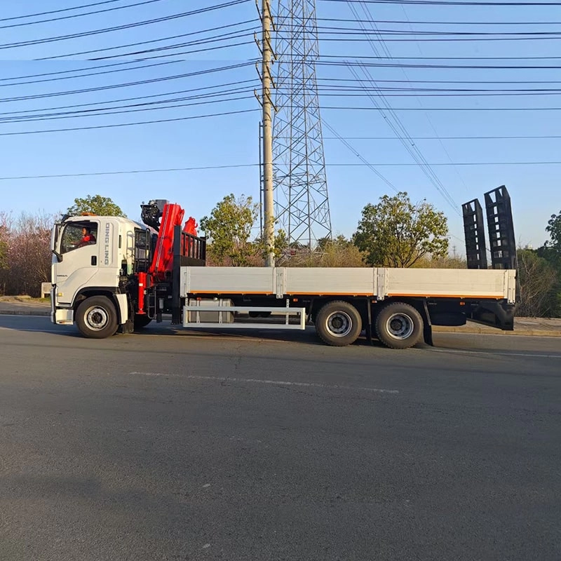 ISUZU 12Ton Folding Kunckle Crane Truck