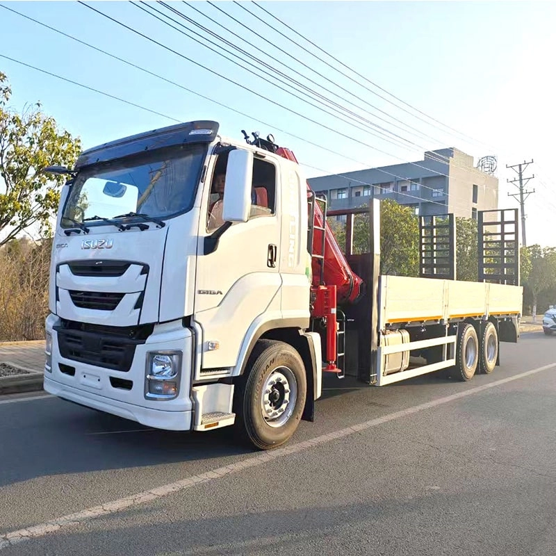 ISUZU 12Ton Folding Kunckle Crane Truck