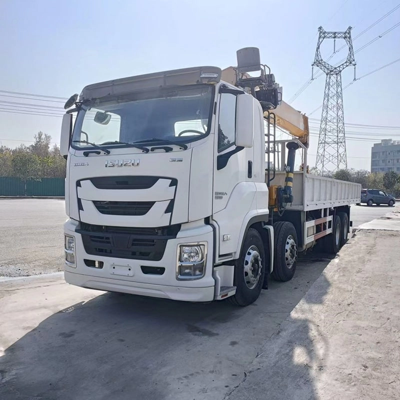 Isuzu 28 Ton Boom Crane Truck 