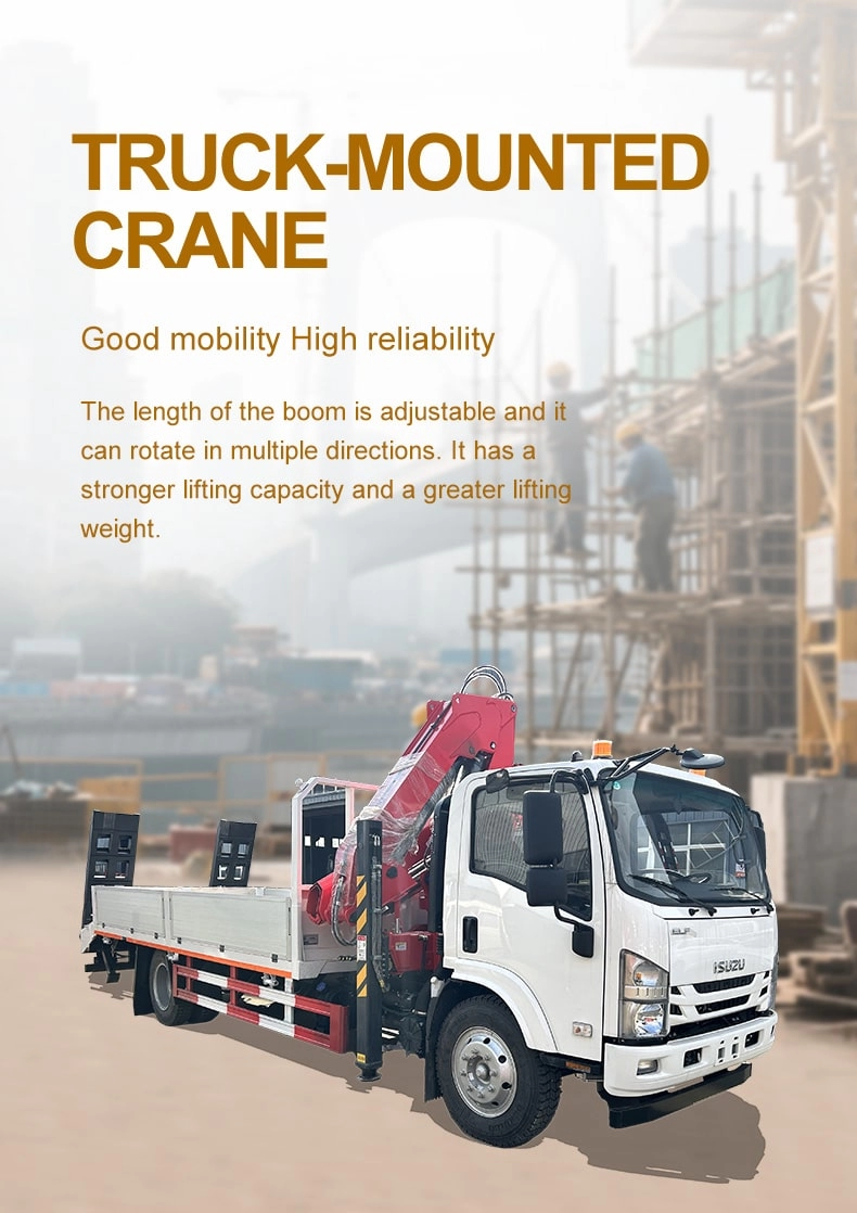 Isuzu Truck Mounted Crane
