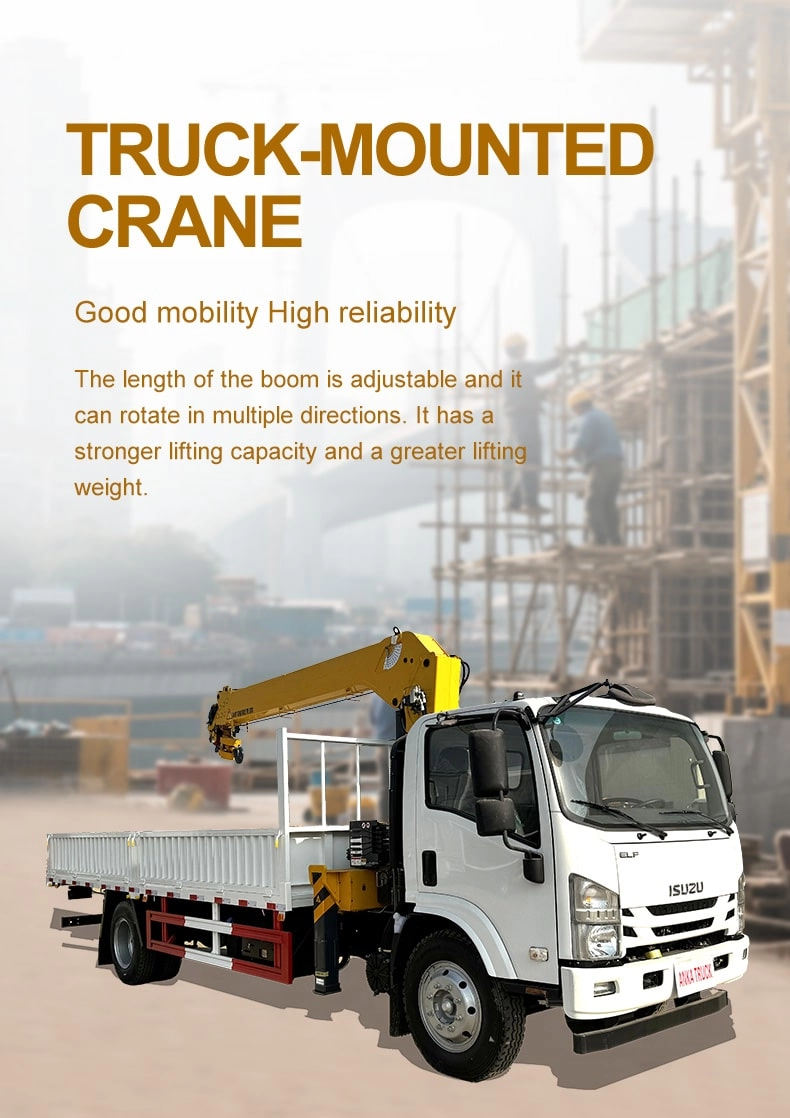 Isuzu Truck Mounted Crane