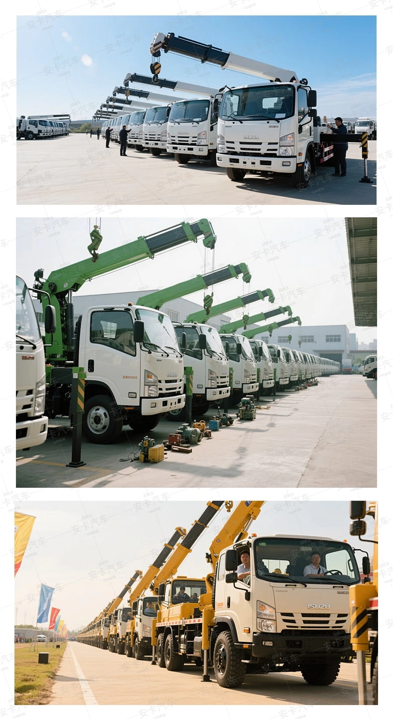Isuzu Crane Truck Batch Departure