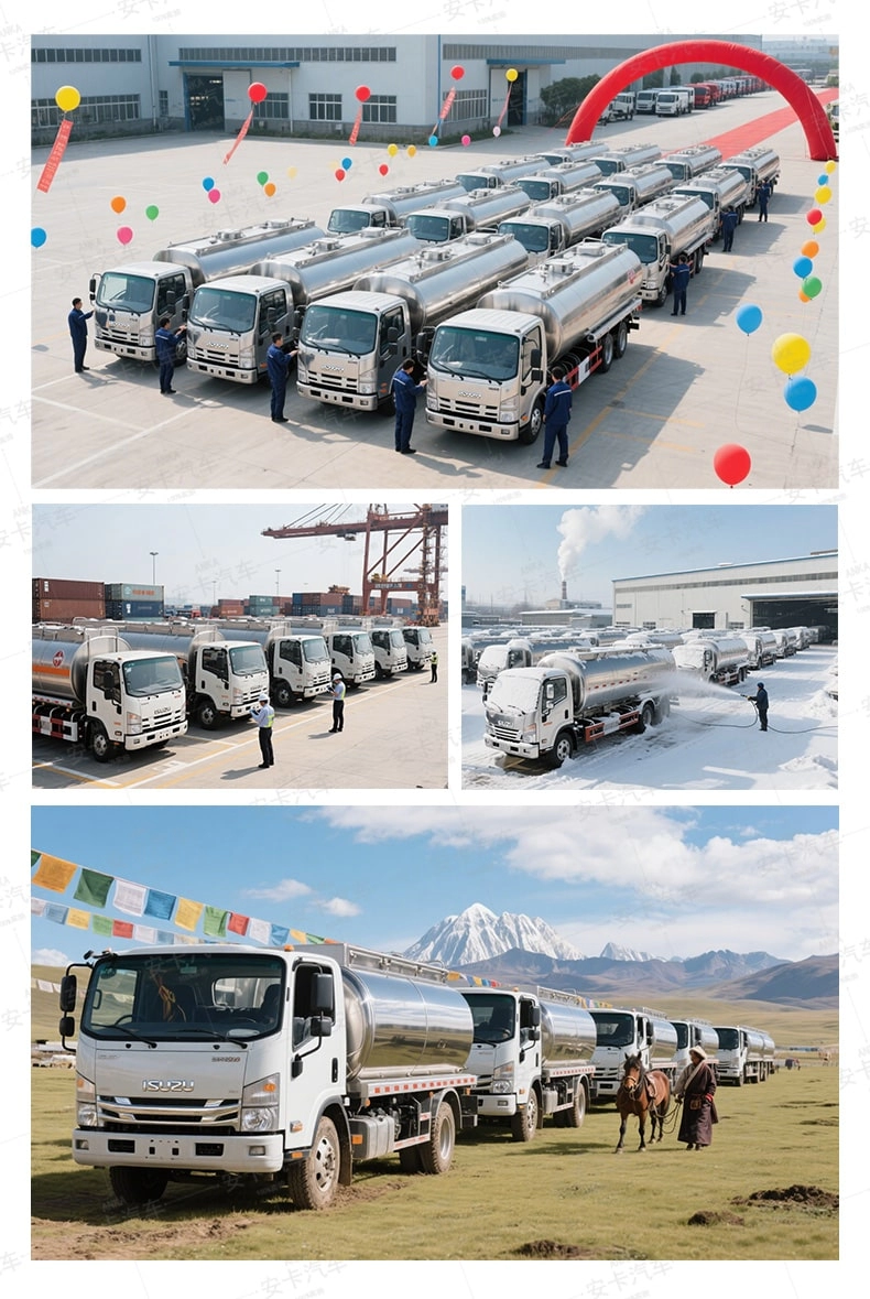 Isuzu Bulk Milk Tank Truck Cooperation Case