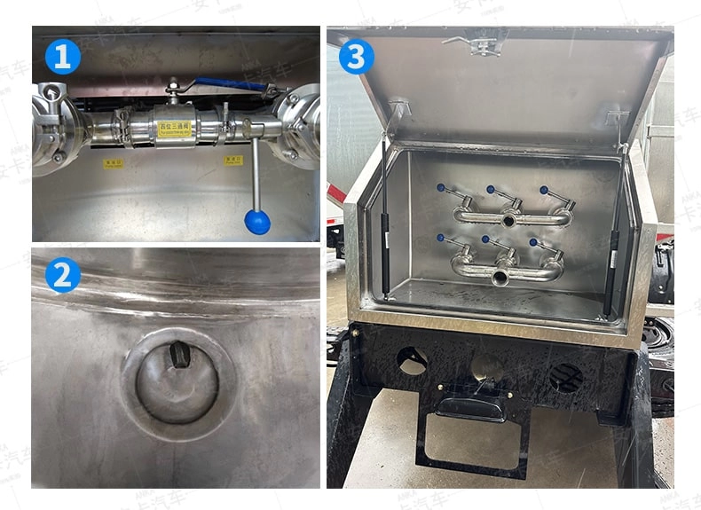 Isuzu Fresh Milk Tank Truck Loading and Unloading System
