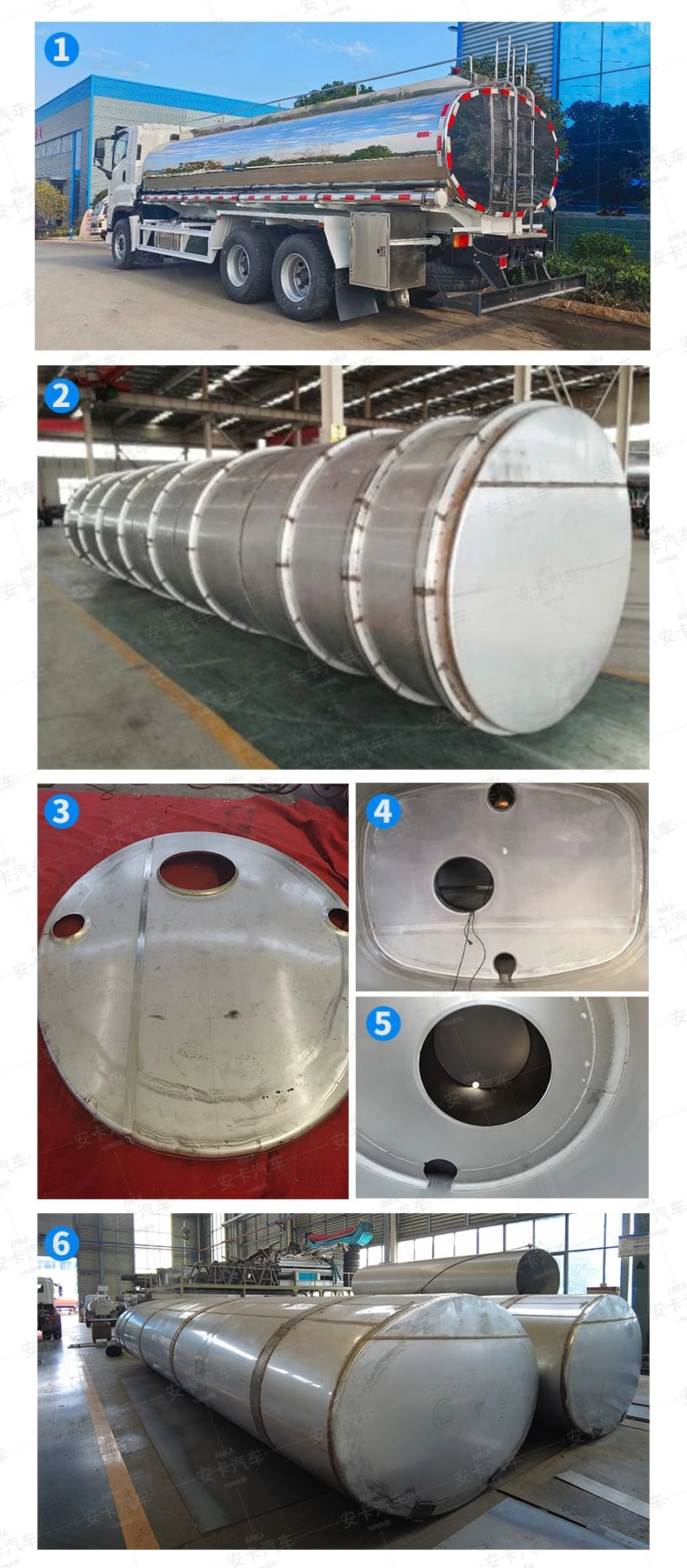 Isuzu Bulk Milk Tank Truck Structure Display