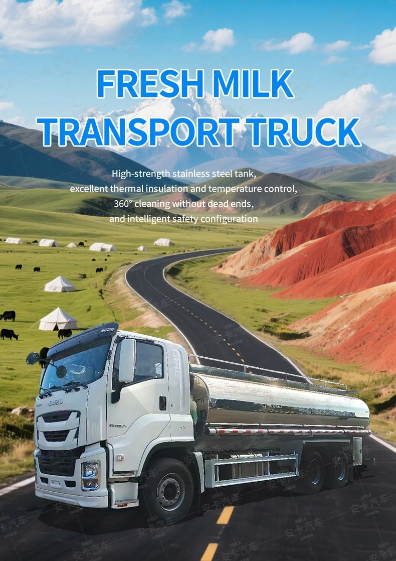 Isuzu Bulk Milk Delivery Tanker Truck 