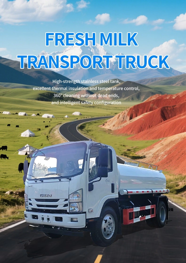 Isuzu Bulk Milk Delivery Tanker Truck 