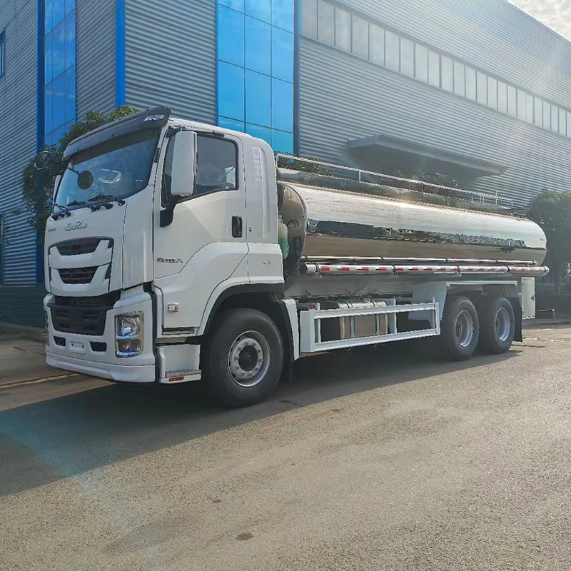 Isuzu 15ton Bulk Fresh Milk Delivery Tank Truck
