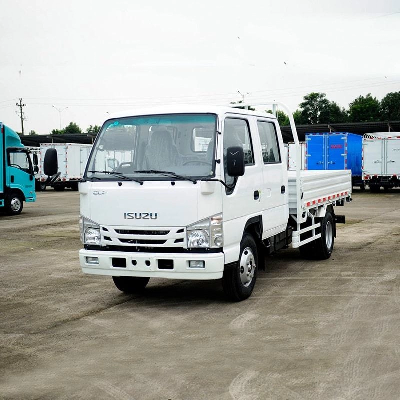 Isuzu 4 Ton Delivery Truck Side View