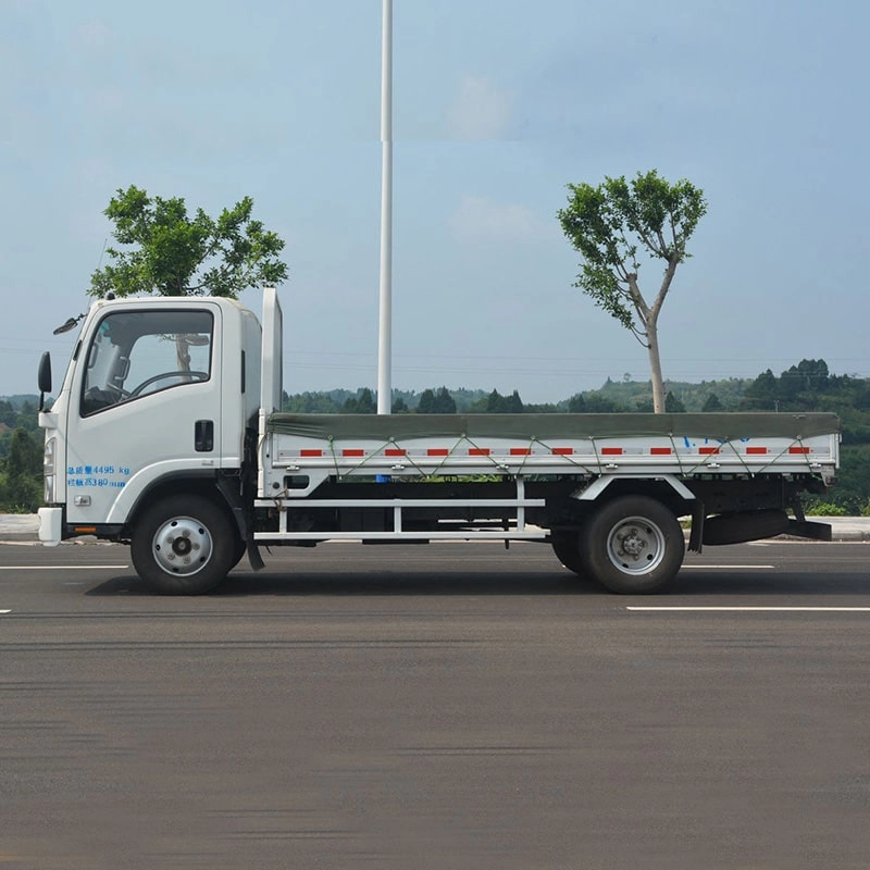 Isuzu Goods Hauling Cargo Truck Side View