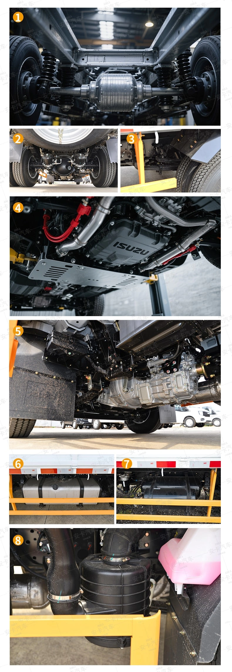 Isuzu Cargo Truck Chassis Details