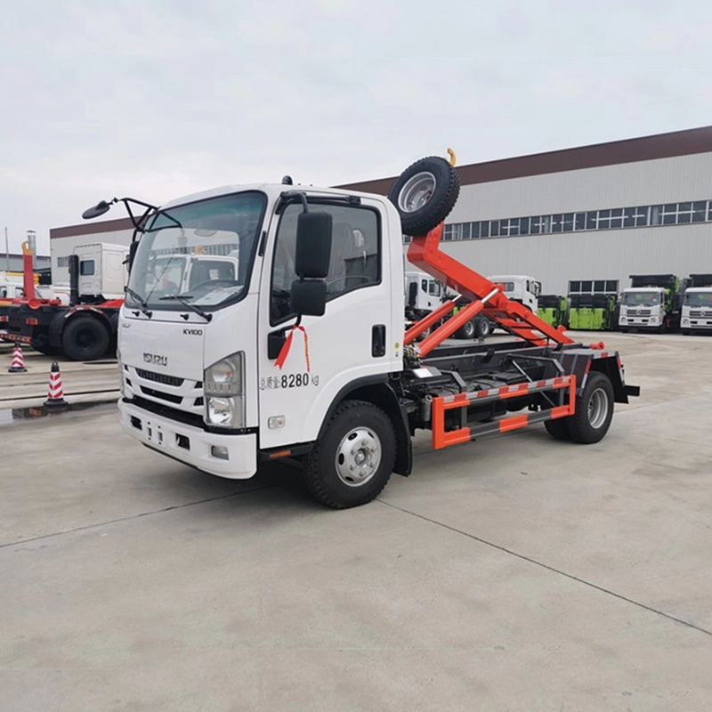 Isuzu Hook Loader Garbahe Collection Truck