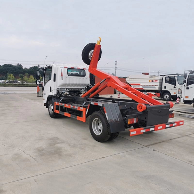 Isuzu Hydraulic Hook Lift Garbage Truck