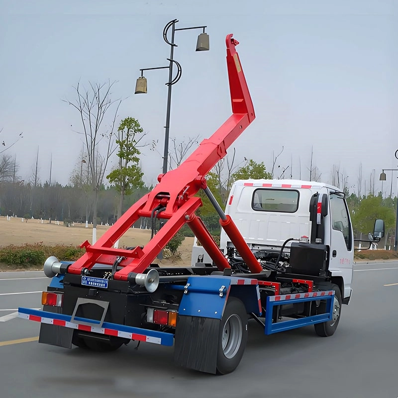 Isuzu Hook Lift Garbage Truck