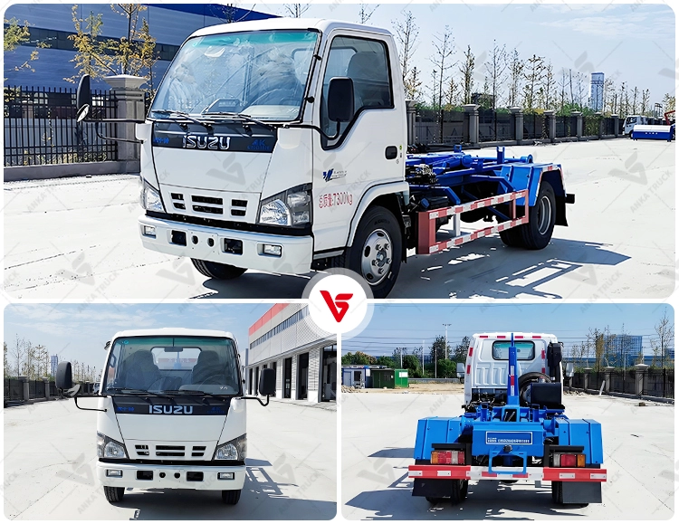 ISUZU 600P 3.3T Hook Lift for Township Markets