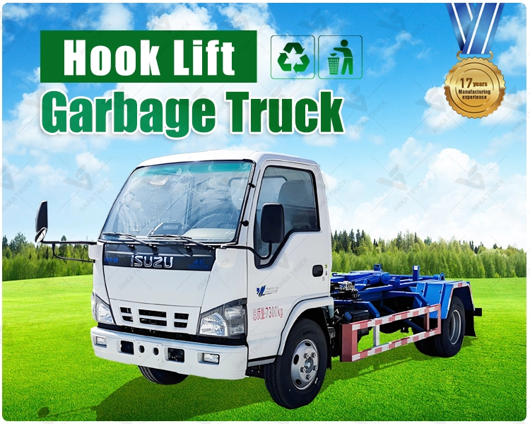 ISUZU 600P 3.3T Hook Lift for Township Markets