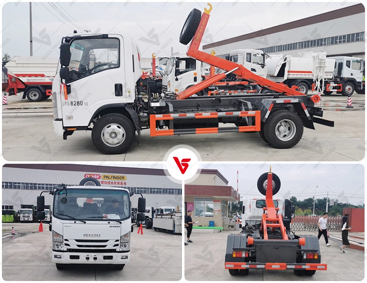 ISUZU ELF 4 Ton Hook Lift for Recycling Fleets